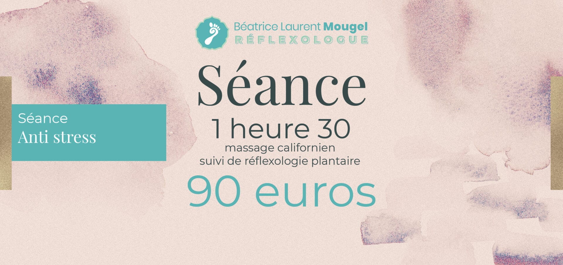 Séance anti stress à Paris 15ème arrondissement (massage californien suivi réflexologie plantaire ) - Durée 1h30 au prix de 90 euros